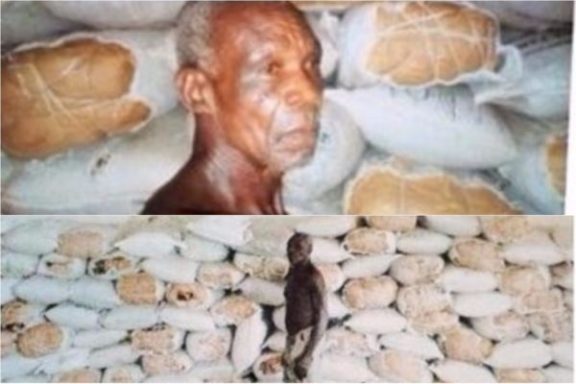64 yr old man caught with 525 bags of weed inside house ceiling