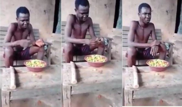 How a Thief Was Forced To Eat A Plate Of Raw Pepper After Being Caught (Photos)