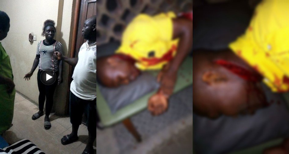 Lady Slashes Her Ex-Boyfriend’s Neck With Razor Blade In Delta (Graphic Photos)