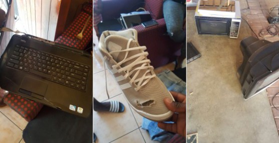 SideChick Destroys Boyfriend’s Laptop TV Shoes After Finding Out About His Main Chick