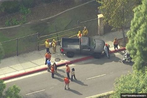 Truck On High Speed Rams Into Student Outside School In Broad Daylight