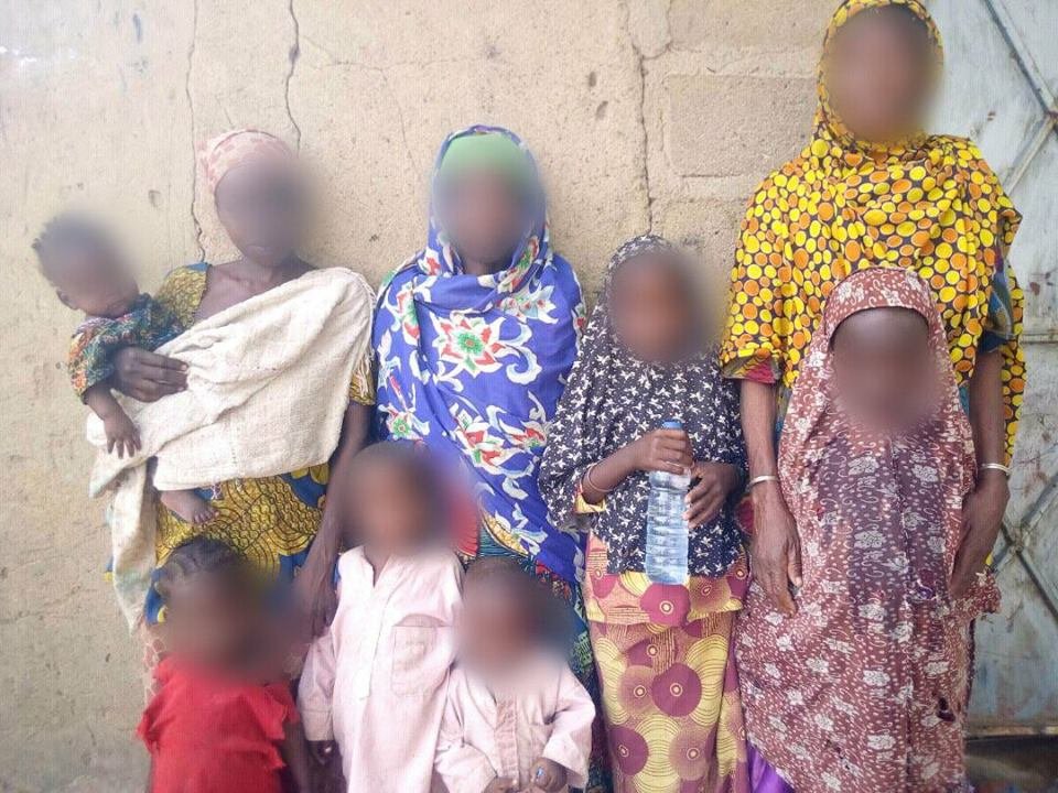 Wives Of Boko Haram Terrorists Intercepted By Troops During Patrol (Photo)