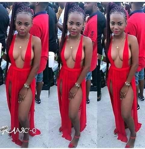 Checkout This Lady’s Revealing Outfit To An Event That Has Got People Talking