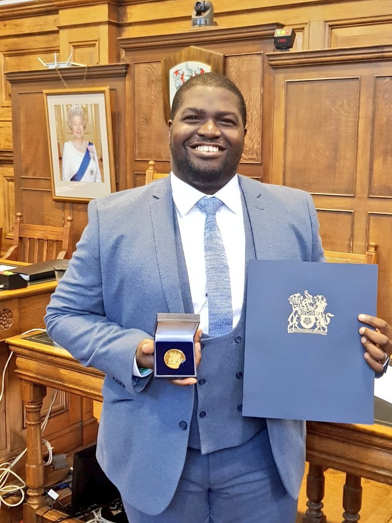 Nigerian Man Celebrates As He Officially Becomes A UK Citizen, 10yrs After – Photos