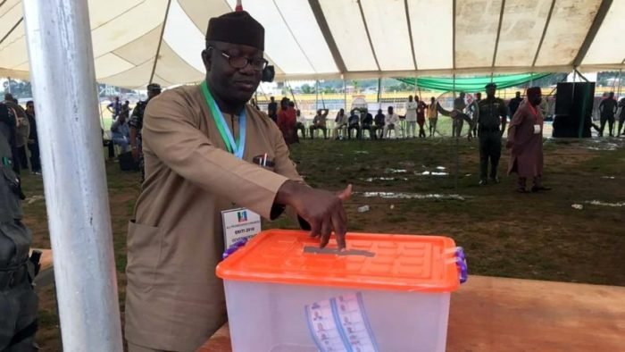 Ekiti Election Update: Fayemi Wins His Polling Unit