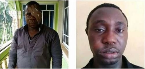 Two Catholic Priests Beaten Mercilessly By Masquerades (Photos)