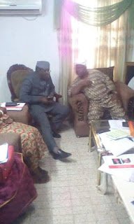 Osun Election Update: Fayemi Leads APC Chieftains To Omisore’s Residence (Photo)