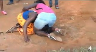 Woman Attacks Rival In Public Over Man, Strips Her N*ked (Photos)