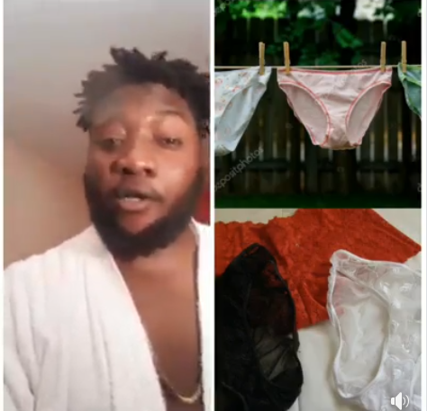 ‘Ladies Be Careful, Boys Are Selling Panties For N200K To N350K’ – Man Reveals