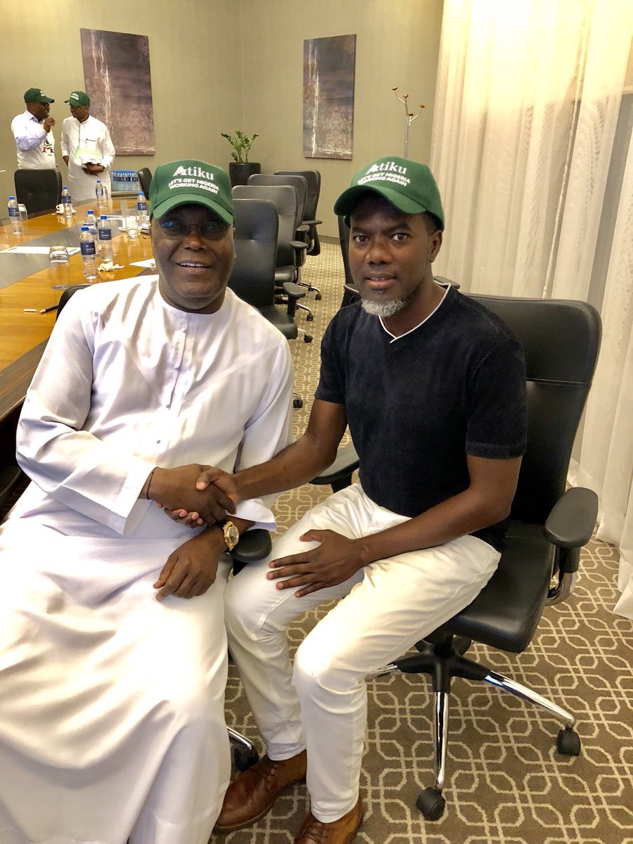 Reno Omokri Meets With Atiku, Calls Him the Next Nigeria’s President (Photos)