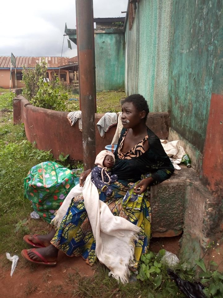 Woman Banished from her Village After been Accused of Witchcraft, Gives Birth on the Road (Photos)