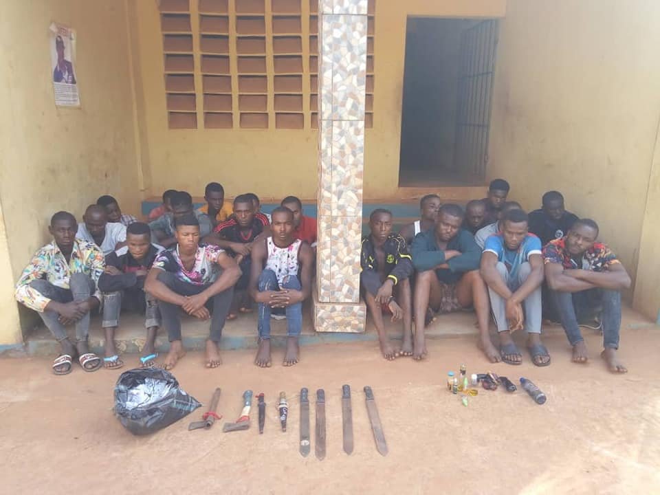 Various Cultists Arrested By Police Operatives In Anambra State (Photos)