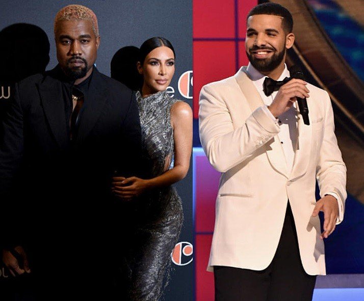 Kanye West calls out Drake for following his wife Kim Kardashian on Instagram (Screenshots)