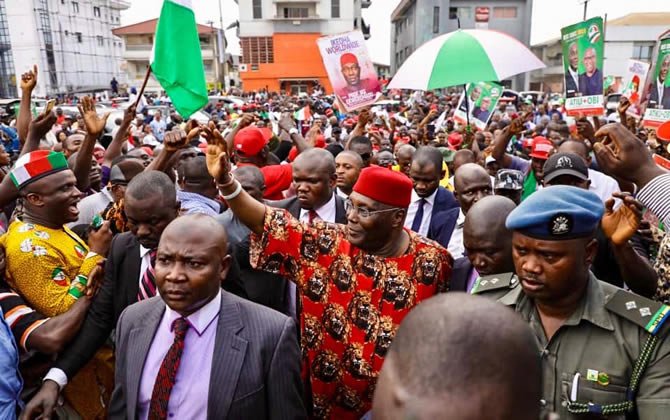 PDP suspends Atiku’s campaign over sacking of Onnoghen