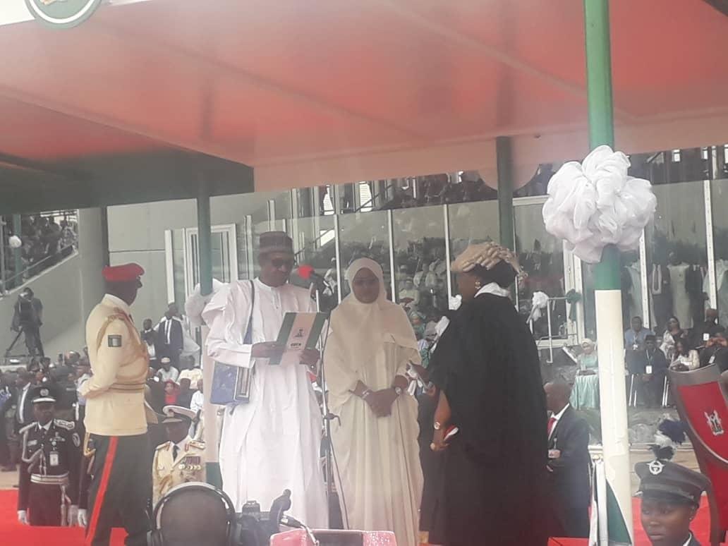 Inauguration: Buhari Takes Oath Of Office For Second Term