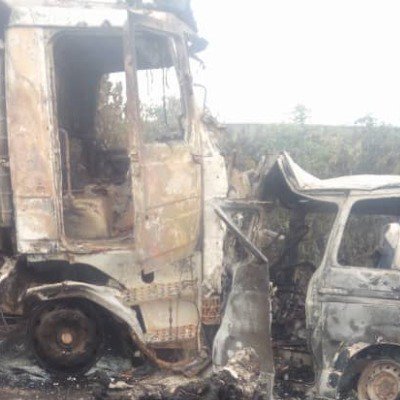 Auto Crash Claims 19 Lives In Ondo , Bodies Burnt Beyond Recognition