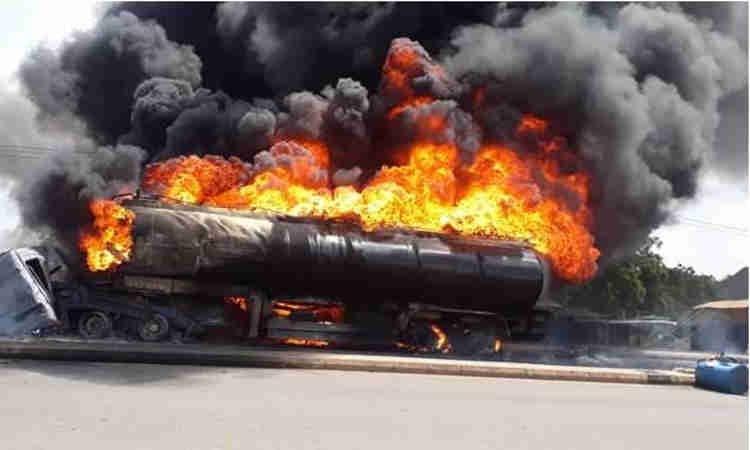 Two Confirmed Dead As Petrol Tanker Explodes In Ogun