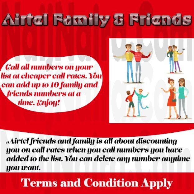 Airtel Family and Friends Code – 2020