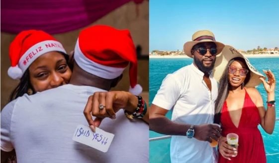 BBNaija 2019 Couple, Khafi And Gedoni Engages On Christmas Day In Cape Verde