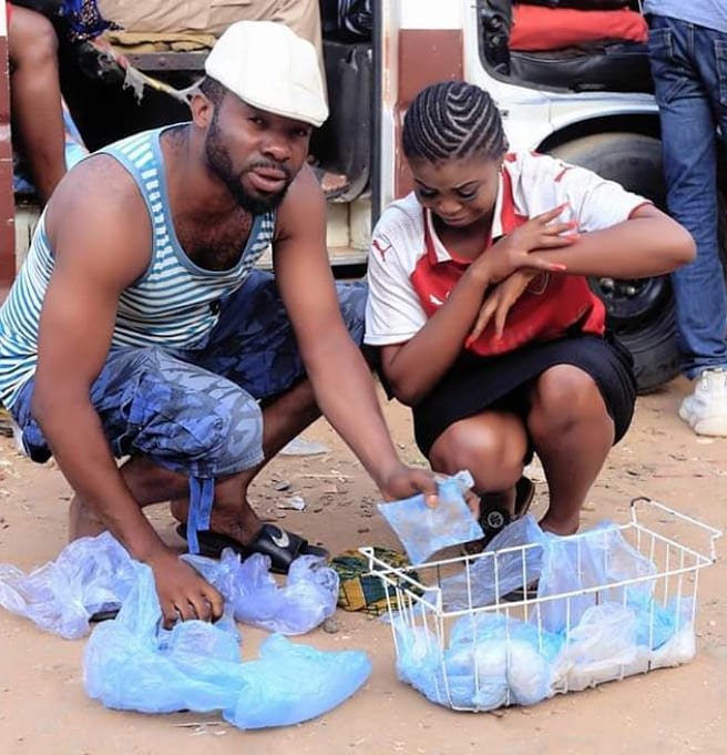 Bride-To-Be Turns Pure Water Seller In Pre-Wedding Pictures