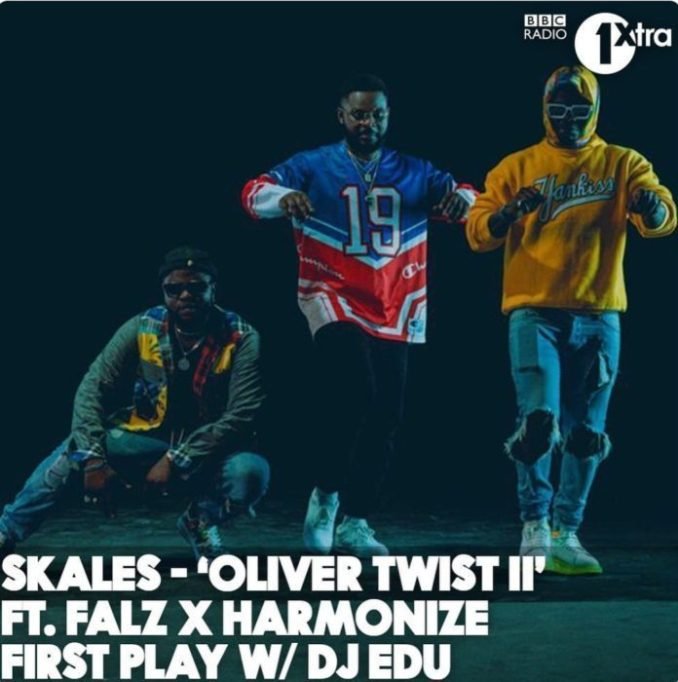 MUSIC: Skales Ft. Falz & Harmonize – Oliver Twist II