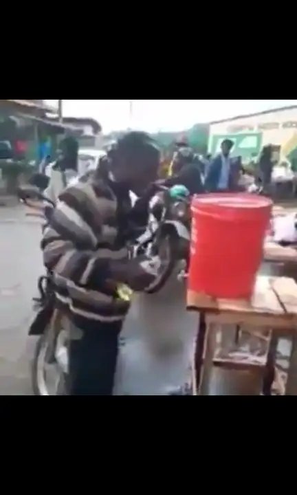 Too Bad! Man Washes Mouth With Hand Sanitiser Over CoronaVirus (Watch Video)