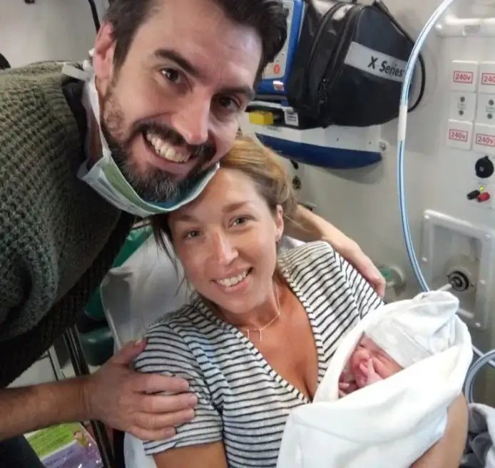 Woman gives birth in supermarket car park after paramedics failed to stop because they thought her husband was cheering them on