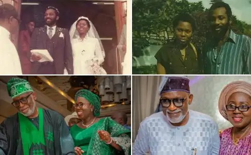 Ondo state governor, Rotimi Akeredolu and wife, Betty, celebrate 39th wedding anniversary