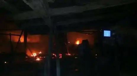 BREAKING: Fire Guts Lagos Airport Hotel, Destroyed Vehicles