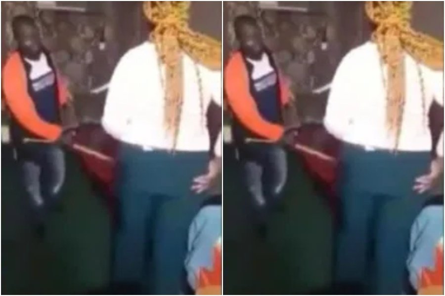 Ghanaian Lady Captured Receiving Lashes & Slaps For Allegedly Fornicating In Saudi Arabia (VIDEO)