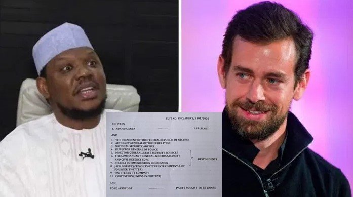 Lawyer sues Adamu Garba for suing Twitter CEO, Jack Dorsey