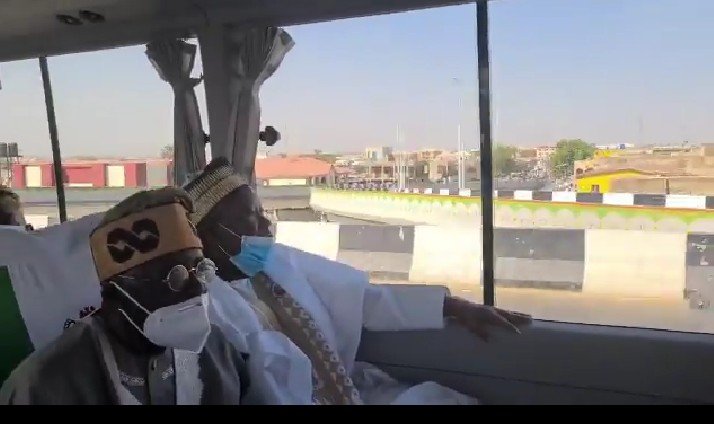 Tinubu In Kano, Goes On Ride With Governor Ganduje (Photos, Video)