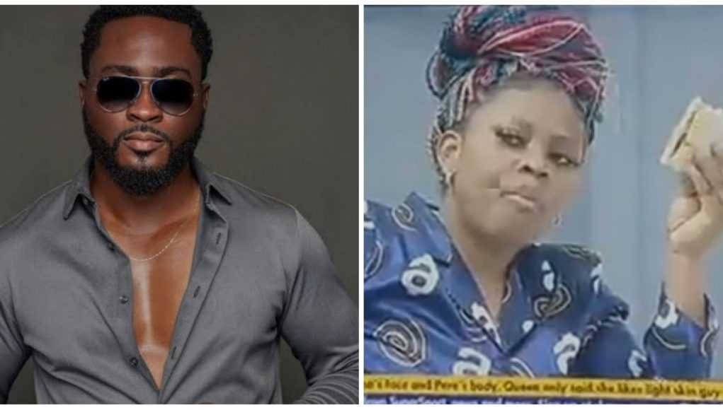 BBNaija S6: Fans react to Tega’s facial expression as Pere demands respect as HoH (Photo)