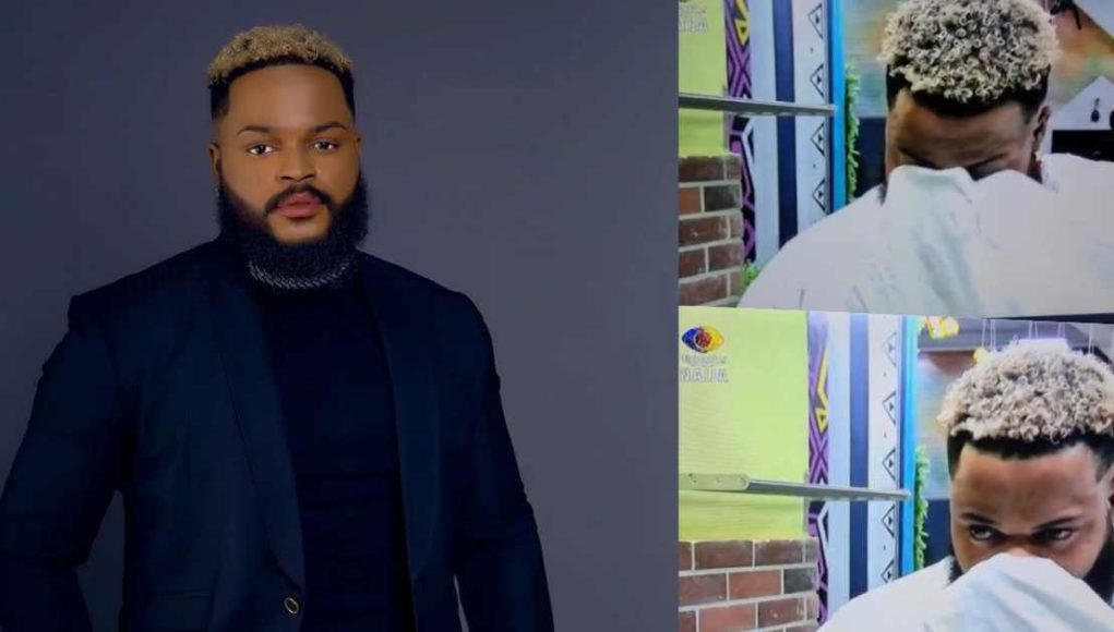 BBNaija S6: “Thank you Jesus” – Whitemoney breaks down in tears after escaping eviction this week (Video)