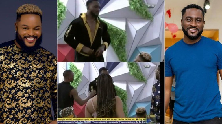 Big Brother Naija S6 : Whitemoney and Pere Fight after gamenight