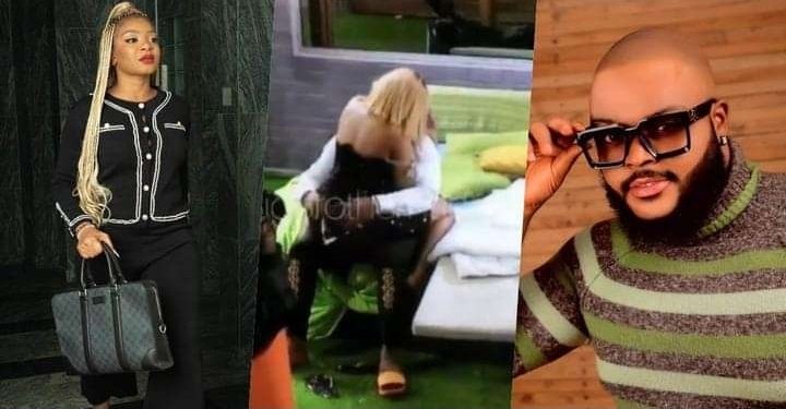 #BBNaija 6: Queen kisses WhiteMoney passionately after warning against such acts (Video)