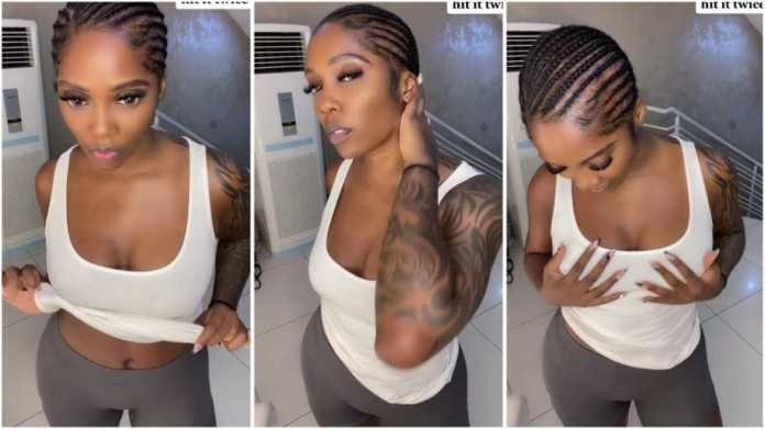 Tiwa Savage causes stir as she shows Off her banging body [Video]