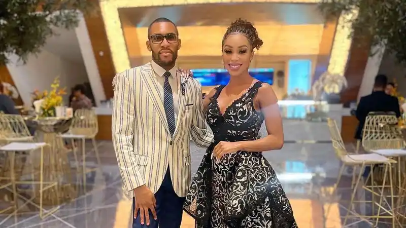 Khanyi Mbau thanks her bae Kudzai Mushonga for his support while she chases her dreams