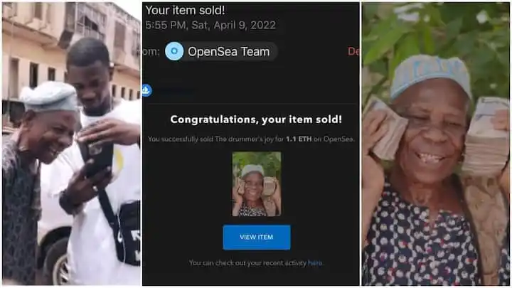 Adisa Olashile: Young Man Who Sold Baba Onilu Picture as NFT Days Ago ‘Converts’ His Video to Over $3k, Nigerians React