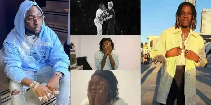 How Davido Reacts To Video of Fireboy Performing With Ed Sheeran At Wembley Stadium