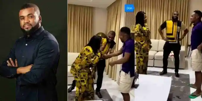 “I Brought My Sister To You” – Mercy Chinwo’s Fiance, Blessed Stirs Humour As He Addresses Singer As His Sister Again [Video]