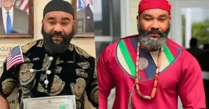 Nollywood Star, Prince Eke Becomes US Citizen (Video)