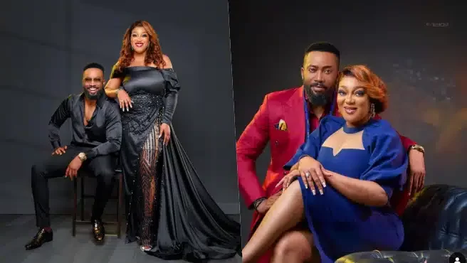 Nollywood Actress, Peggy Ovire, Gushes Over Her Husband, Freddie Leonard As They Hold Their Traditional Wedding (Photos)