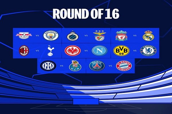 UCL Round of 16 Draw: Liverpool vs Real Madrid and PSG vs Bayern – Full List