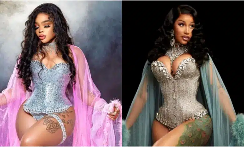 “Chichi Don Blow” – Fans Reacts As Cardi B Retweet Chichi’s Photo Where She Recreated One Of Her Looks