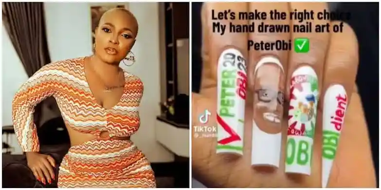 Nigeria Decides: Reactions As Blessing CEO Flaunts Obi-inspired Nails