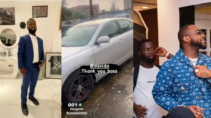 Davido Splashes Millions On New Car For DMW Member, Yemight