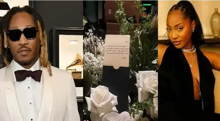 ‘This Is Just The Beginning’ – American Rapper, Future Sends Flowers To Tems Over Grammy Win