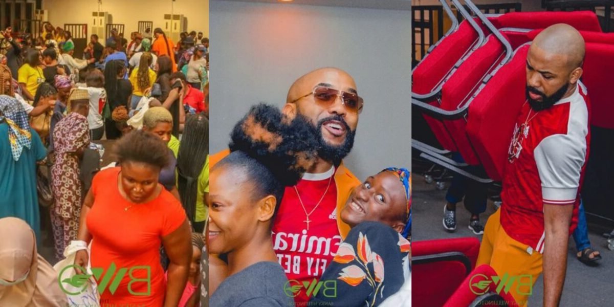 “We don’t deserve a seat in government if our service to community is only dependent on it,” Banky W says as he gives back to his community political loss