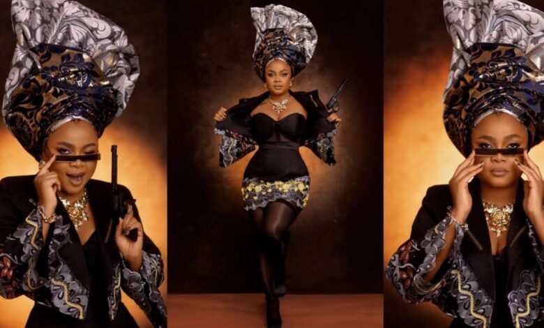 Netizens, Celebrities hails Bimbo Ademoye's outfit to Gang of Lagos movie  premiere | Naija Gossip 247